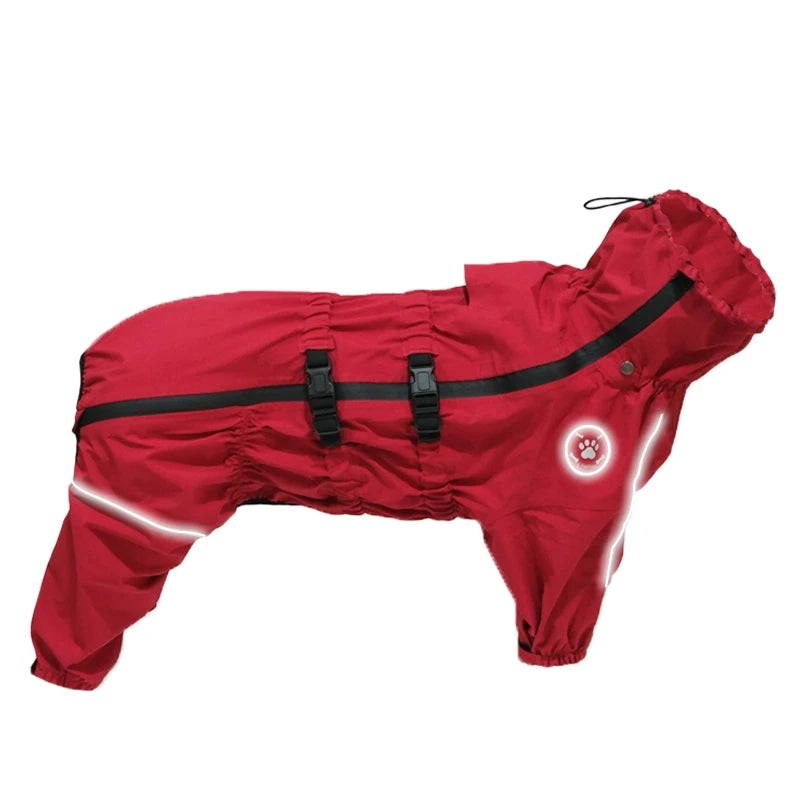 Iron Paw Waterproof Reflective Dog Raincoat