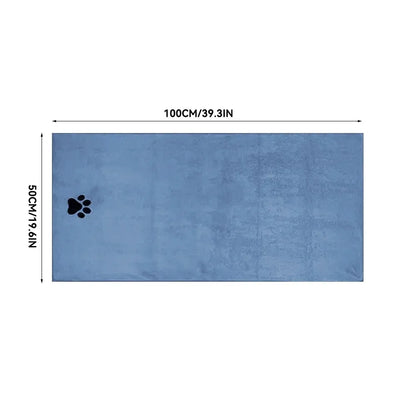 Iron Paw Super Absorbent Microfiber Pet Towel