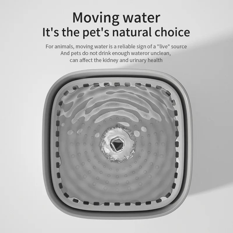 3L Filtered Pet Water Fountain — USB Circulating Dispenser