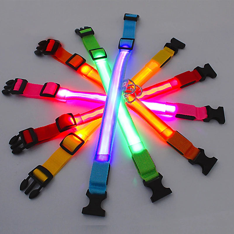 Iron Paw USB Rechargeable LED Safety Collar