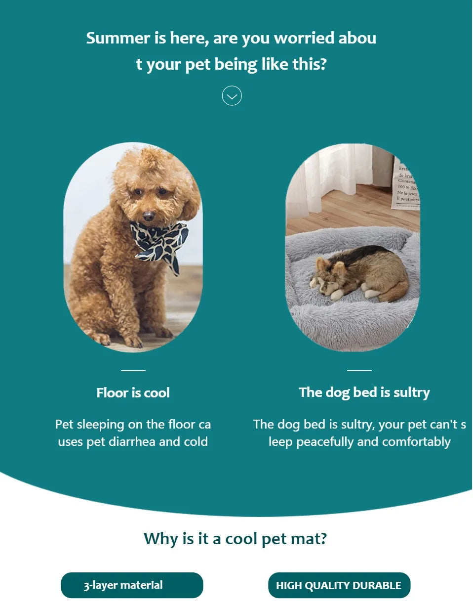 Iron Paw Self-Cooling Pet Mat