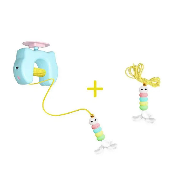 Electric Auto-Swing Cat Toy — Interactive Feather Teaser