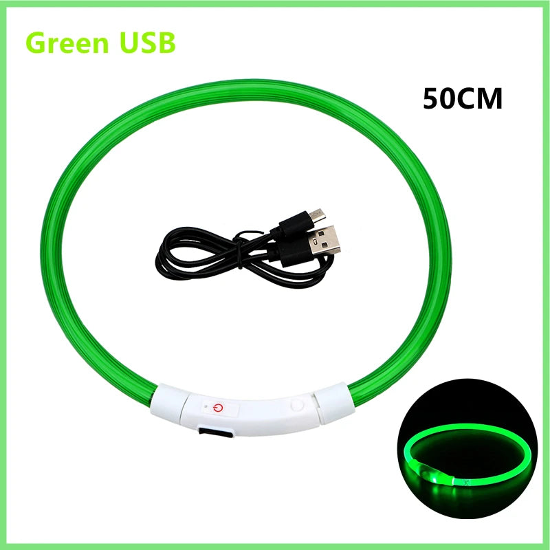 Iron Paw USB Rechargeable LED Safety Collar