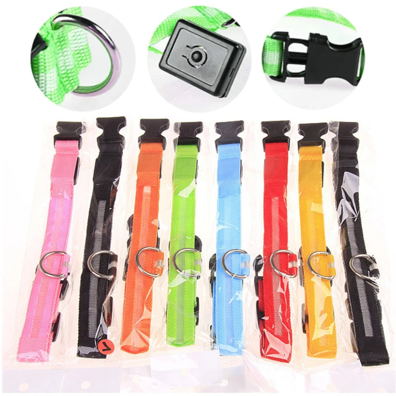 Iron Paw USB Rechargeable LED Safety Collar