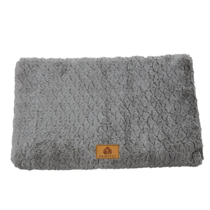 Iron Paw 3D Foam Pet Bed with Removable Faux Fur Cover