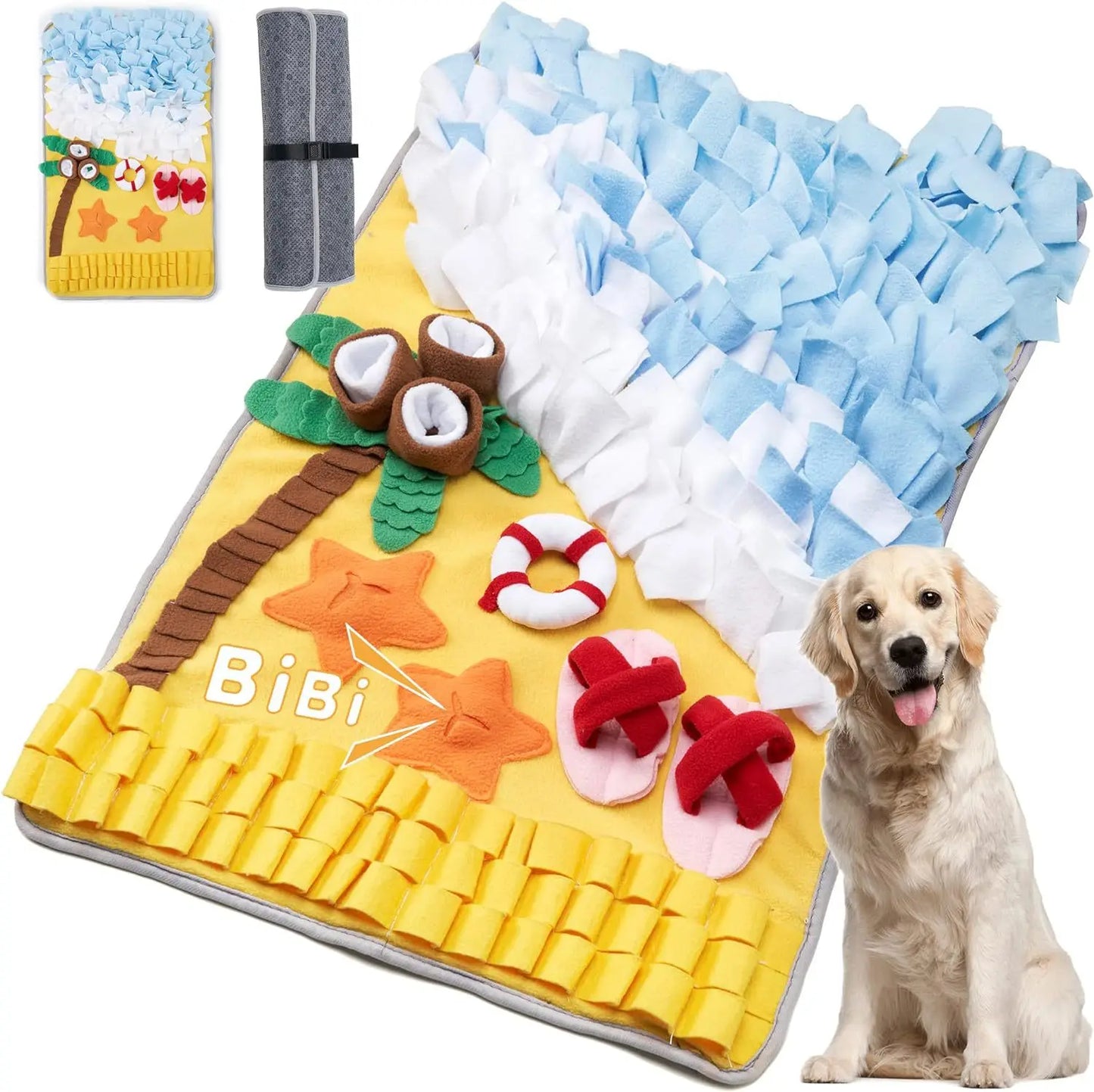 Iron Paw Large Snuffle Mat — Anti-Boredom Foraging Blanket