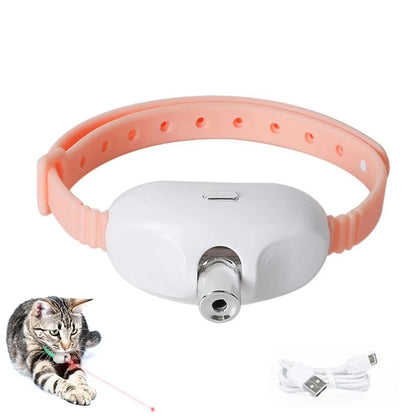 Rechargeable Automatic Laser Cat Collar — Hands-Free Play