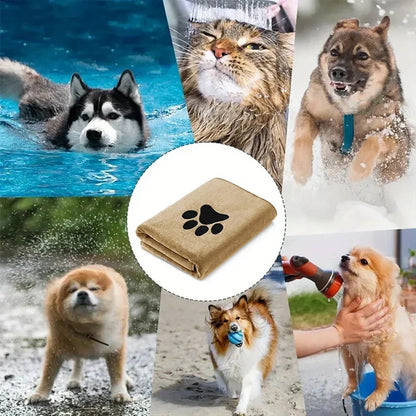 Iron Paw Super Absorbent Microfiber Pet Towel