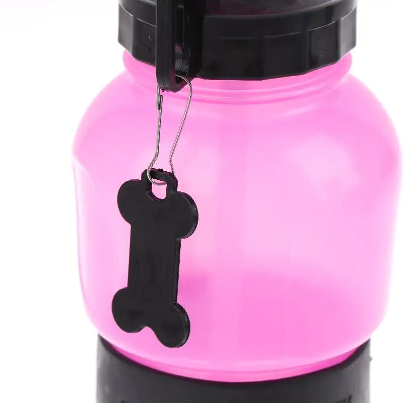Portable Pet Water Bottle — Travel Drinking Bowl