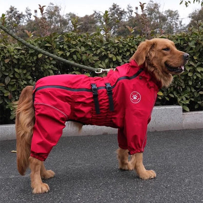 Iron Paw Waterproof Reflective Dog Raincoat