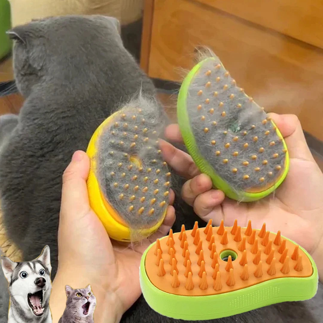 Iron Paw 3-in-1 Electric Steam Grooming Brush