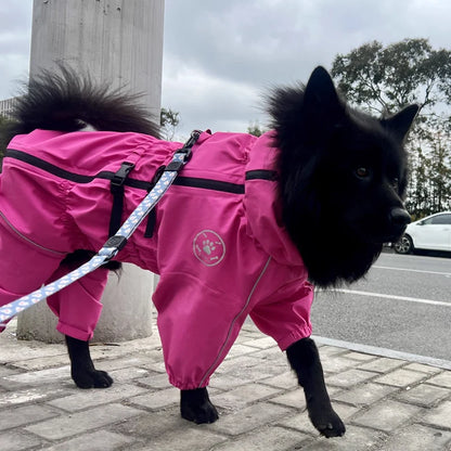Iron Paw Waterproof Reflective Dog Raincoat
