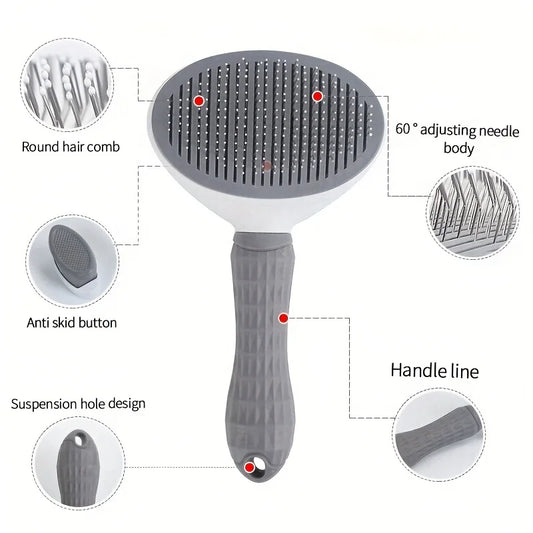 Iron Paw Self-Cleaning Pet Hair Removal Comb