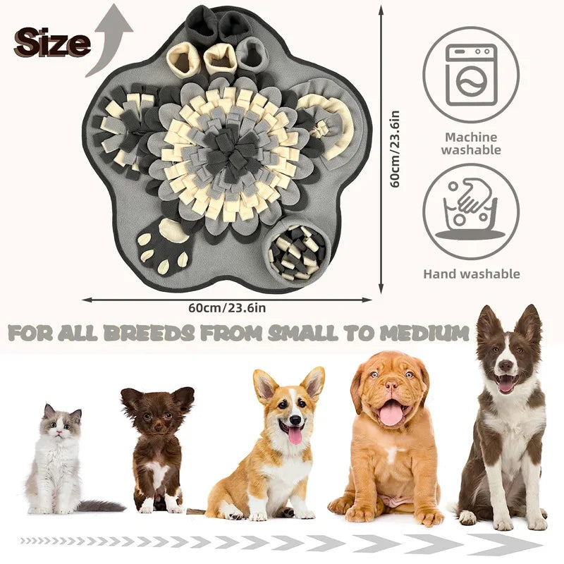 Iron Paw Large Snuffle Mat — Anti-Boredom Foraging Blanket