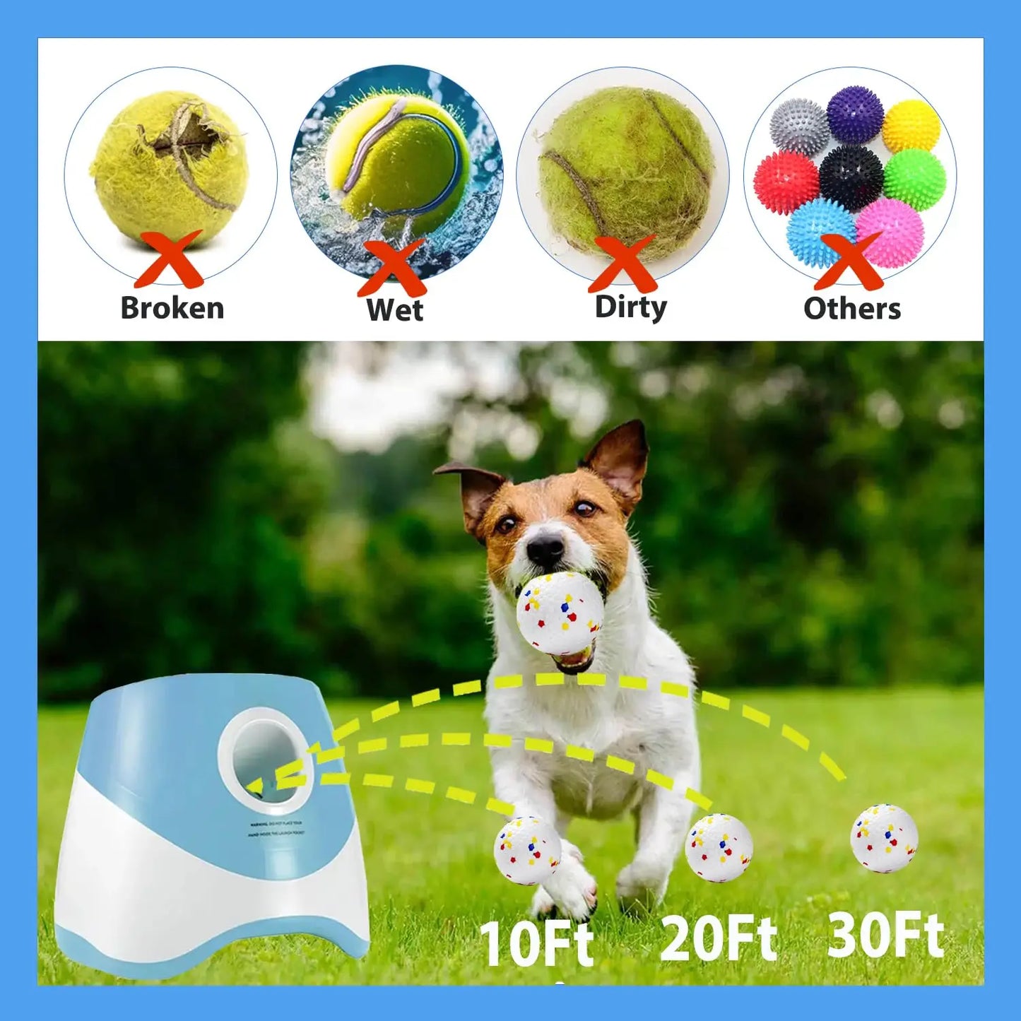 Iron Paw Automatic Tennis Ball Launcher