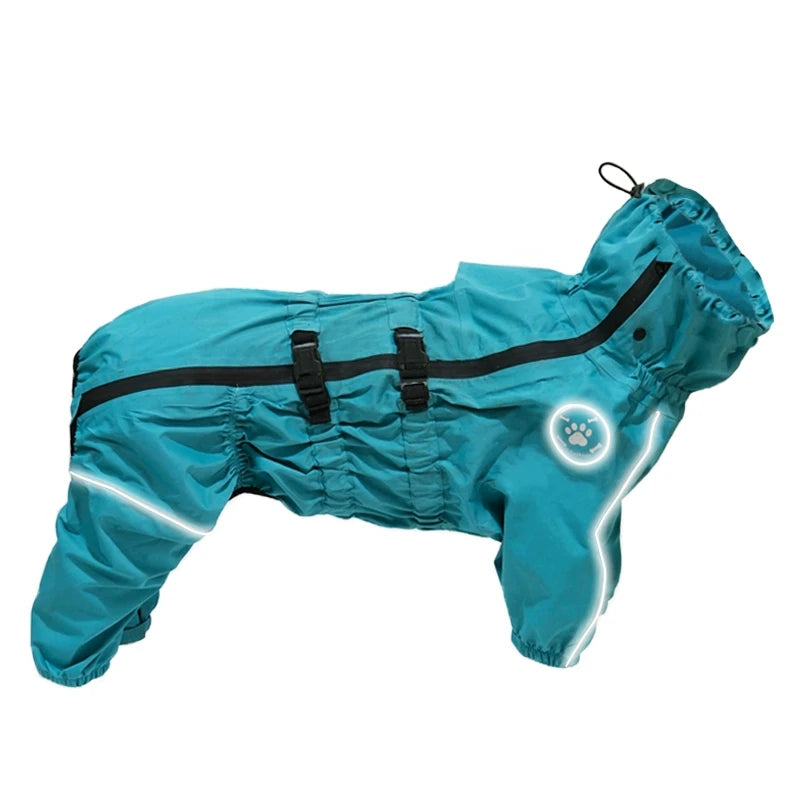 Iron Paw Waterproof Reflective Dog Raincoat