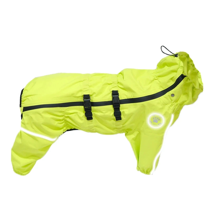 Iron Paw Waterproof Reflective Dog Raincoat