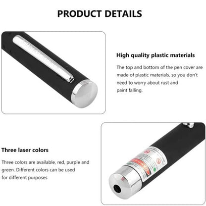 2-in-1 LED Laser Pointer — Cat Chase Toy & Flashlight