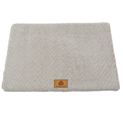 Iron Paw 3D Foam Pet Bed with Removable Faux Fur Cover