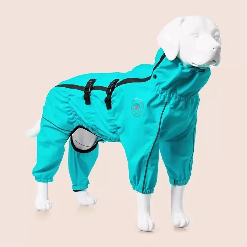 Iron Paw Waterproof Reflective Dog Raincoat