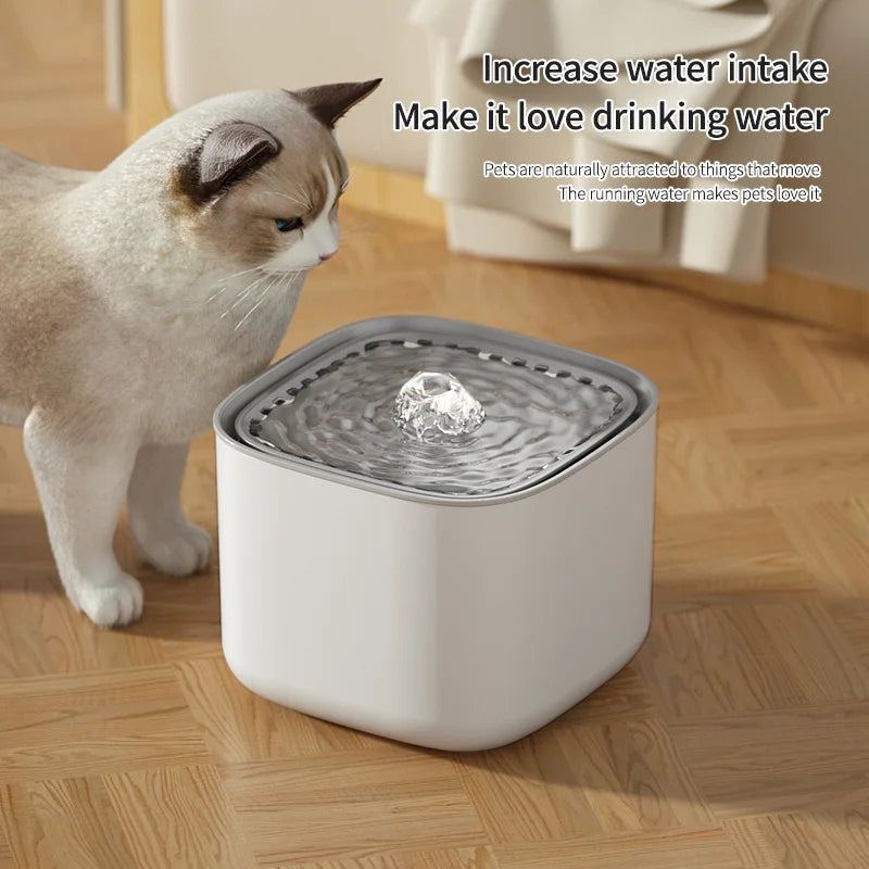3L Filtered Pet Water Fountain — USB Circulating Dispenser