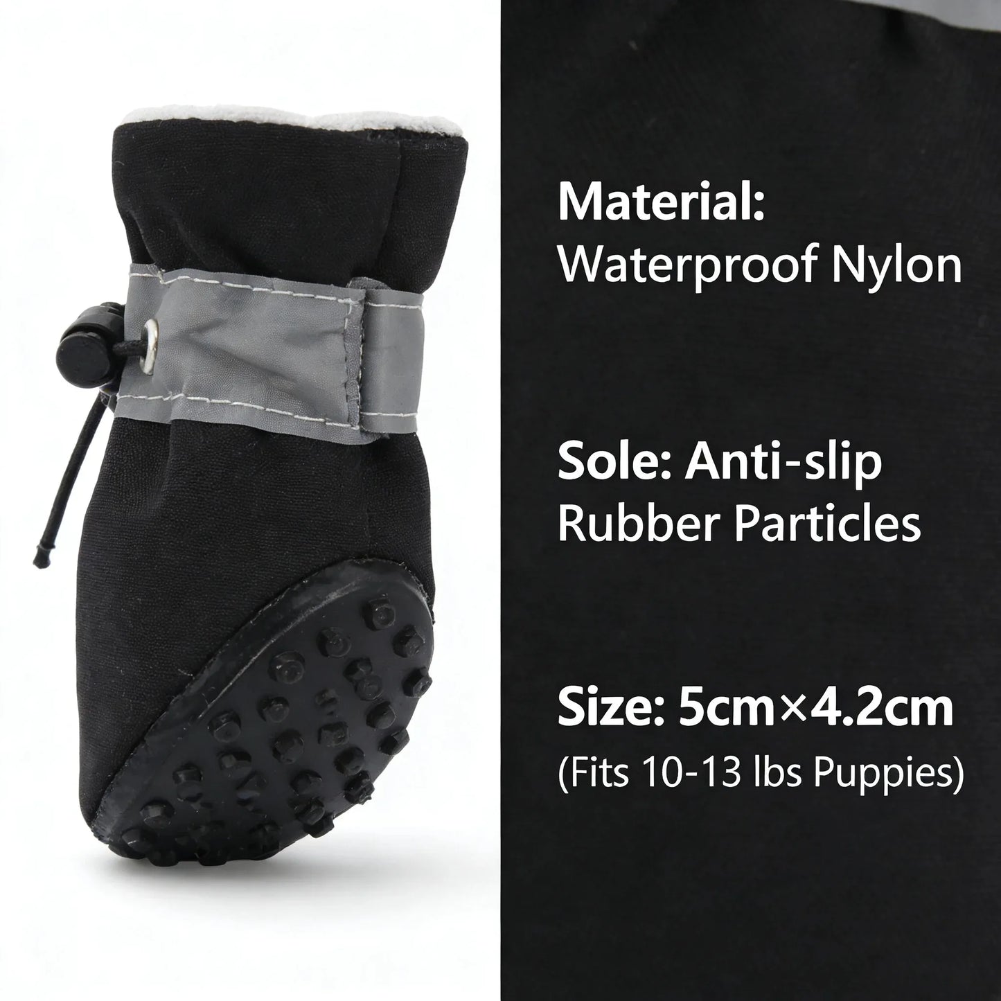 Waterproof Anti-Slip Puppy Shoes — Small Dog Boots
