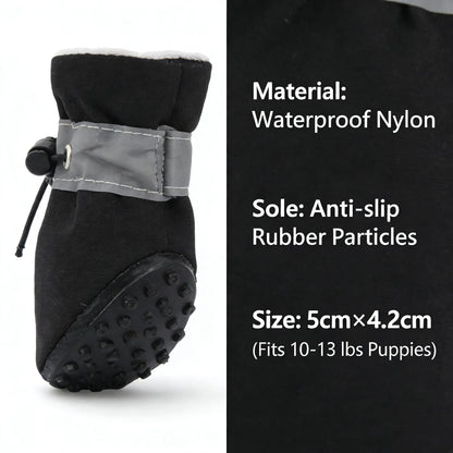 Waterproof Anti-Slip Puppy Shoes — Small Dog Boots