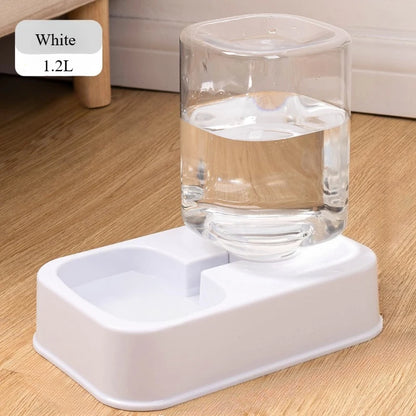 Automatic Gravity Pet Feeder & Water Bowl Set